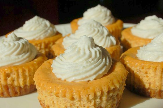 Mini Pumpkin Cheesecake